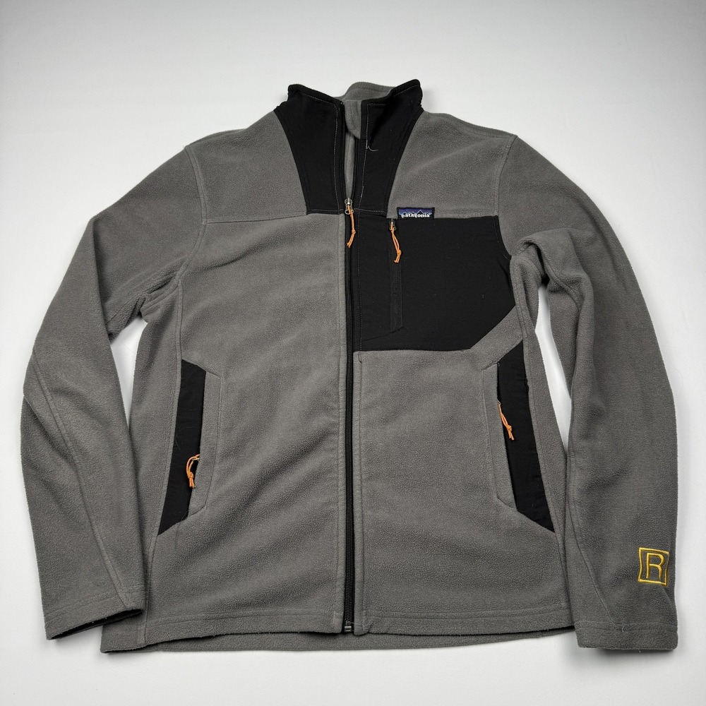 Patagonia R3 Regulator Jacket Mens Medium Gray Fleece Full Zip Hiking